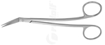 RU 2918-16 / Gum Scissors Locklinsh/Sh, Angular 16,5 cm, 6,5", Serr.