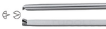 RU 7863-14 / Ear Forceps Lucae, Bayonet, 1x2 Teeth, 14 cm - 5 1/2", 2 mm