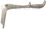 RU 7084-03 / Specolo Vaginale Doyen, Fig. 2, 115x45mm
 Semi-Concavo, 24cm
