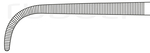 RU 3326-27 / Pinza Gemini Para Ligaduras, Curva, 27 cm