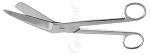 RU 2660-23 / Scissors Bergmann, Bl/Bl, Angular 23 cm, 9"