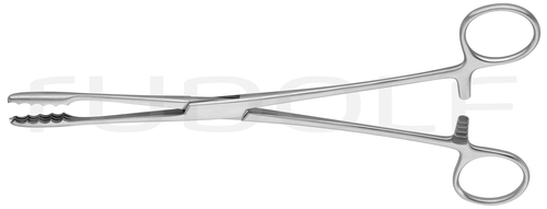 RU 3800-22 / Dressing Forceps Ulrich, Straight, with Ratchet, 22 cm - 8 3/4"