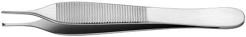 RU 4135-15 / Tissue Forceps Standard Adson, Straight, 1x2 Teeth, 15 cm - 6"