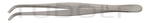 RU 4001-16 / Dressing Forceps Standard, Cvd. 16cm, 6 1/4"