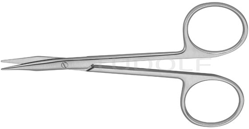 RU 2441-10 / Tenotomy Scissors Stevens, Blunt, Curved, 10.5 cm - 4 1/4"