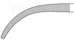 RU 3293-21 / Ligaturklemme Overholt-Geissendörfer 21,0 cm