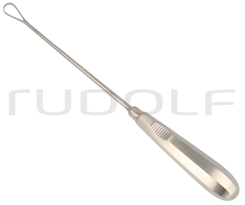 RU 7310-12 / Recamier Curette, Mall., Tra., 26,0 cm, Fig. 5,12 mm