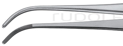 RU 4041-12 / Pinzette Anatomisch Semken, geb. 12,5 cm