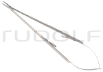 RU 5864-21 / Micro Needle Holder Straight, with Ratchet, 21cm
