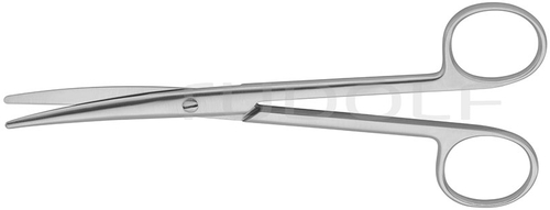 RU 1101-16 / Dissecting Scissors Lexer, Cvd. 16 cm, 6,25"