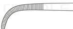 RU 3336-18 / Ligaturklemme Mixter-Slim 18,0 cm