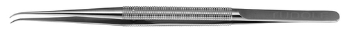 RU 4069-18 / Mikro-Pinzette, geb. Fadenplatte 6x0,4 mm, 18,0 cm