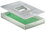 CS050-004 / Mini Basket 270x170x35mm, Silicon Mat in The Body, 2 Instr. Holder in The Lid,