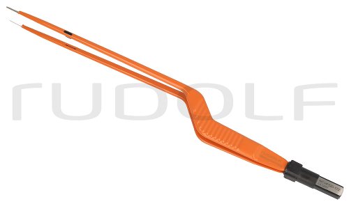 HF520-172 / Bipol. Pinzette, Flachstecker, Bayonettf., 22cm
, 1,0mm
, Non-Stick