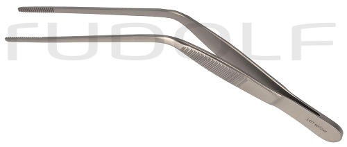 RU 7860-11 / Ear Dressing Forceps  Troeltsch (Wilde), Angular, 11 cm - 4 1/4", 2 mm