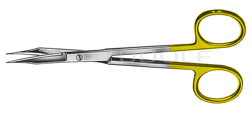 RU 2903-13 / Diss. Scissors, Goldmann-Fox, Fine, Cvd., TC 13 cm - 5"