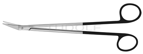 RU 1722-19M / Ciseaux Vasculaires Potts-Smith, 60°, MC 18 cm