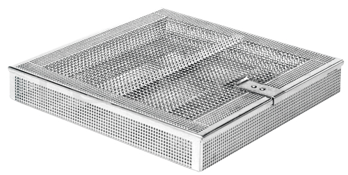 CS050-005 / Mini Basket 240x240x42mm
, 2 Instr. Holder in The Body, 1 Instr. Holder in The Lid,