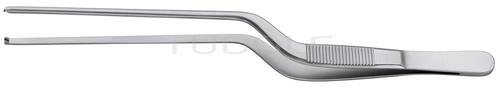 RU 7865-20 / Ear Dressing Forceps Jansen/Grünwald, 1x2 Teeth, 2.5 mm, 19 cm - 7 1/2"