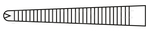 RU 3076-14 / Pinza Emostatica Baby-Crile, Retta, 1x2D 14,5 cm