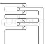 RU 4724-20 / Divaricatore Weitlaner, Acuti 20cm
, 3x4 Denti