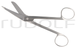 RU 2650-15 / Scissors Lister, Bl/Bl, Angular 15,5 cm, 6"