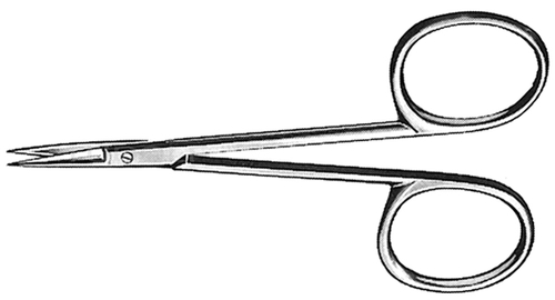 RU 2451-08 / Scissors Mod. Bonn, Sh/Sh, Cvd. 8 cm, 3,25"