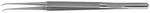 RU 4068-54G / Forceps Micro-Grip, Counterbalance, Cvd. 18cm, 7", 0,6mm