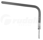 RU 3434-02 / Vaginal Fcps, Cvd., 80mm
 Jaw 23 cm, 9"