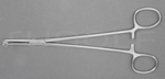 RU 3387-02 / Pince À Amygdales Negus, Courbée, Fig. 2 19 cm