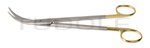 RU 2090-14 / Parametrium Scissors, TC, Fig. 4 23cm, 9"