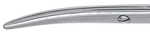 RU 2461-11 / Strabismus Scissors, Curved, 11.5 cm - 4 1/2"