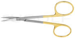 RU 2407-11 / Delicate Scissors, Curved, TC, 11.5 cm - 4 1/2"