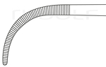 RU 3290-24 / Pince À Ligat. Overholt-Slim, Crbée En S 21,5 cm
