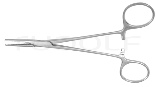 RU 3076-14 / Pinza Emostatica Baby-Crile, Retta, 1x2D 14,5 cm