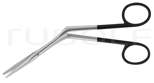 RU 2115-18M / Nasenschere Heymann, Seitwärts Abgewinkelt, MC, 18 cm