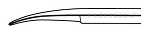 RU 2253-63 / Mikro-Schere, geb. 24,5 cm