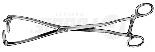 RU 7224-25 / Collin Uterine Forceps, 25cm
