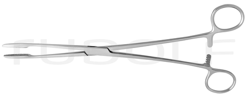 RU 3860-25 / Dressing Forceps Gross-Maier, Straight, with Ratchet, 25 cm - 10 1/4"