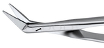 RU 1773-25R / Micro Scissors Streamline, Sh/Sh, Angled 25°, Blade 10mm W/O. Ball, 18cm, 7"