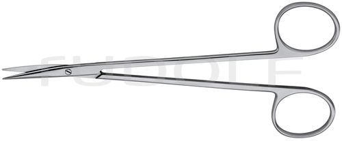 RU 1792-15 / Nerve Dissecting Scissors, Curved, 15.5 cm - 6"