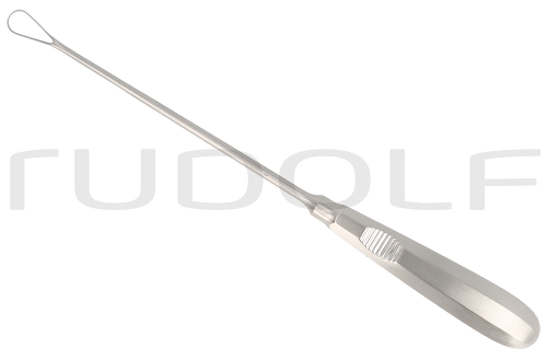 RU 7314-11 / Recamier Curette, Rig., Tra., 26,0 cm, Fig. 4,11 mm