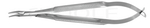 RU 5975-10 / Needle Holder Barraquer-Troutman Cvd., W/O. Ratchet, 0,5mm, 10cm, 4"