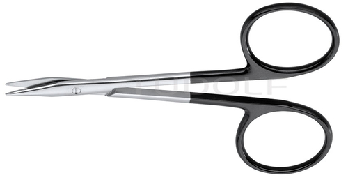 RU 2441-09M / Scissors Stevens, Bl/Bl, Cvd., Sc 9,5 cm, 3,75"