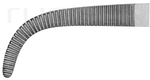 RU 3326-13 / Pinza Gemini Para Ligaduras, Curva, 13 cm