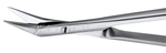RU 1771-25R / Micro Scissors Streamline, Sh/Sh, Angeld 25°, Blade 10mm, W/O. Ball, 18cm, 7"