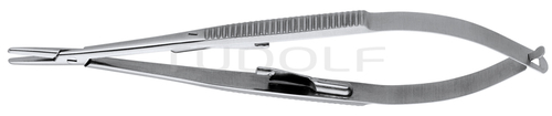 RU 5952-14 / Needle Holder Castroviejo Str., W. Ratchet, 1,5mm
, 14,5cm
, 5 3/4"