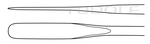 RU 8845-03 / Dissettore A Spatola A Baionetta Retto, 5x20mm
, 24,5 cm
