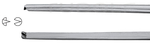 RU 7865-20 / Ear Dressing Forceps Jansen/Grünwald, 1x2 Teeth, 2.5 mm, 19 cm - 7 1/2"