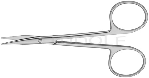 RU 2431-10 / Tenotomy Scissors Stevens, Sharp, Curved, 10.5 cm - 4 1/4"